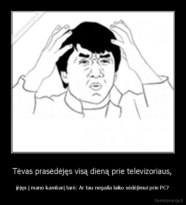 tevas,tv,pc,laikas