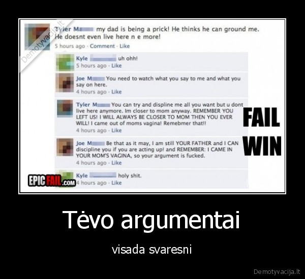 Tėvo argumentai