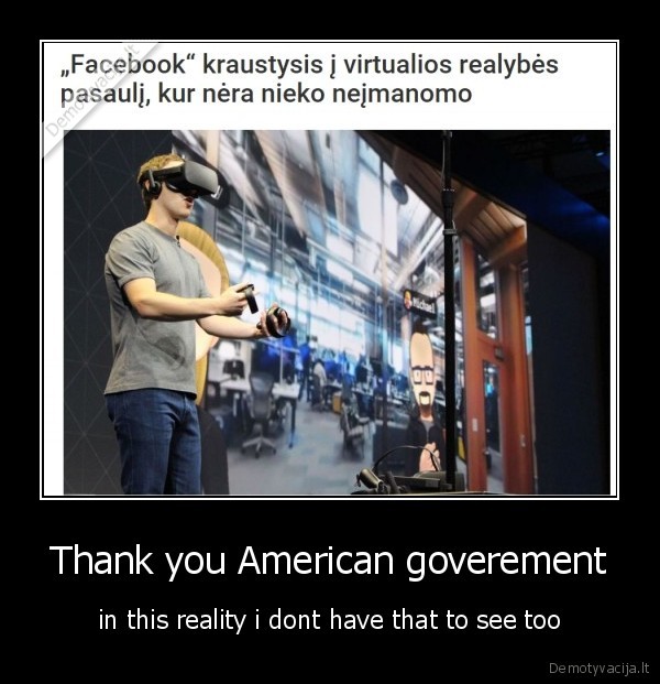 Thank you American goverement