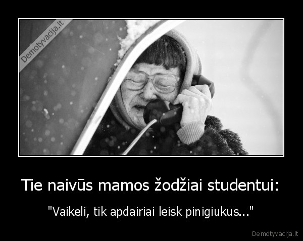 studentai, nemoka, taupyti