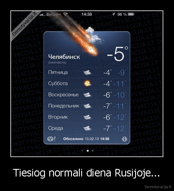 Tiesiog normali diena Rusijoje...