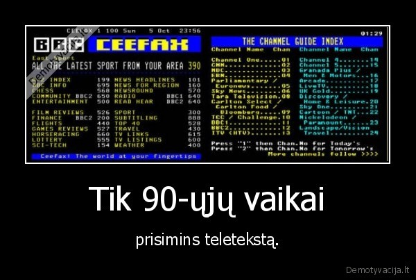 teletekstas,televizorius