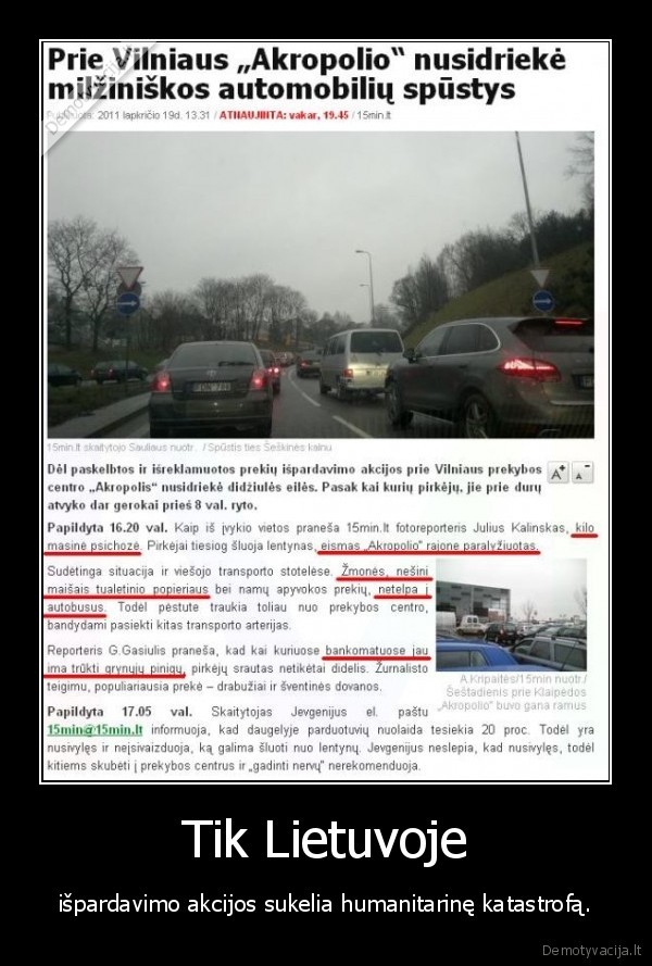 Tik Lietuvoje