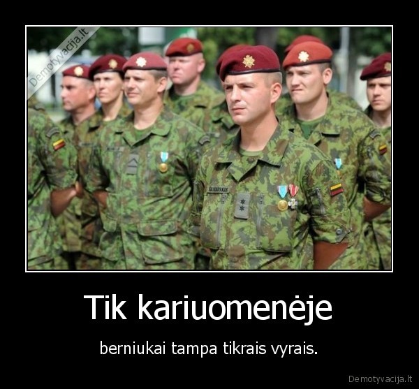 kariuomene,motyvacija