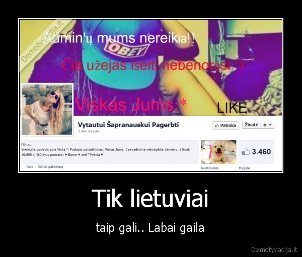 Tik lietuviai