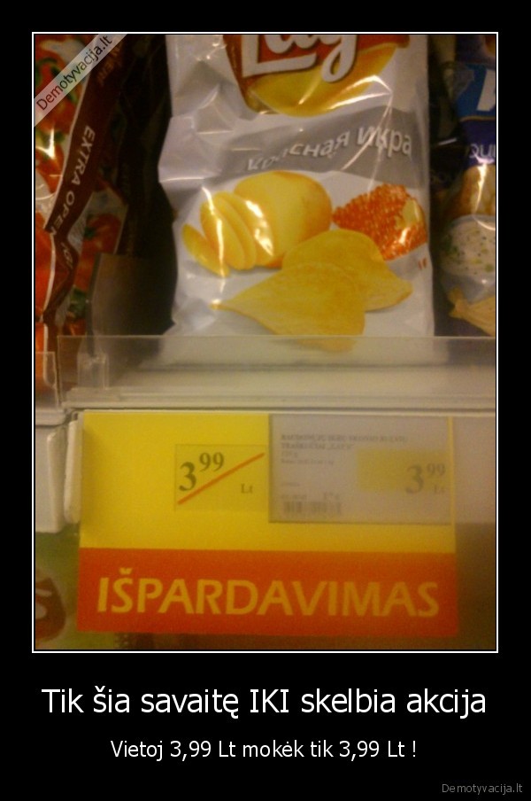 iki, akcija