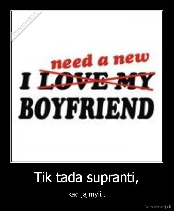Tik tada supranti,