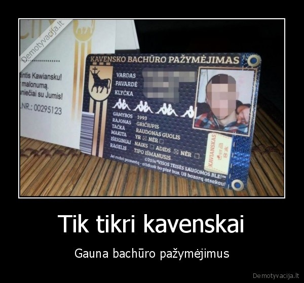 kavensko, kortele,bachuro, pazymejimas