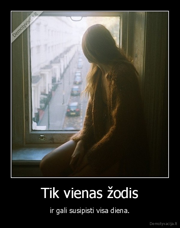 Tik vienas žodis
