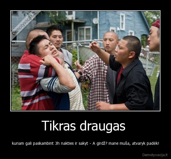 tikras, draugas