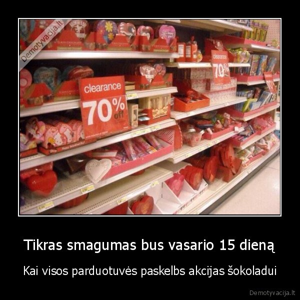 nuolaida, sokoladui,valentino, diena