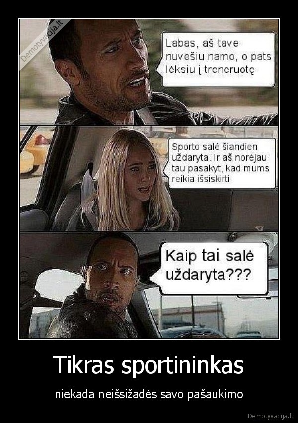 Tikras sportininkas