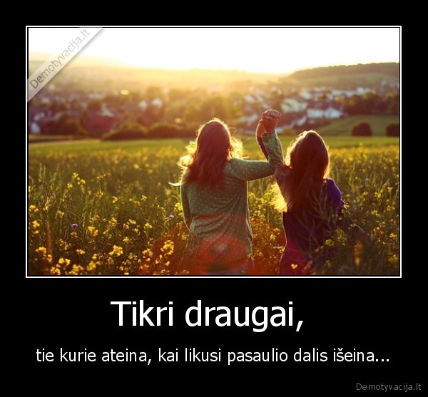 Tikri draugai, 