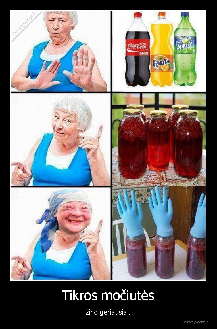 mociute,uogiene,fanta,kola