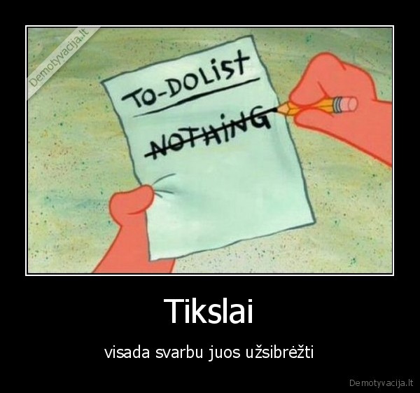 Tikslai