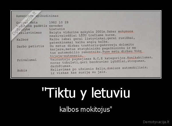 rastingas, zmogus,juokingas, cv