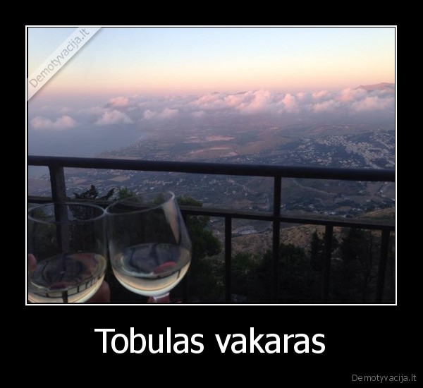 Tobulas vakaras