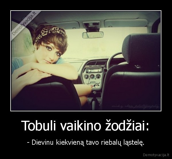 tobuli, vaikino