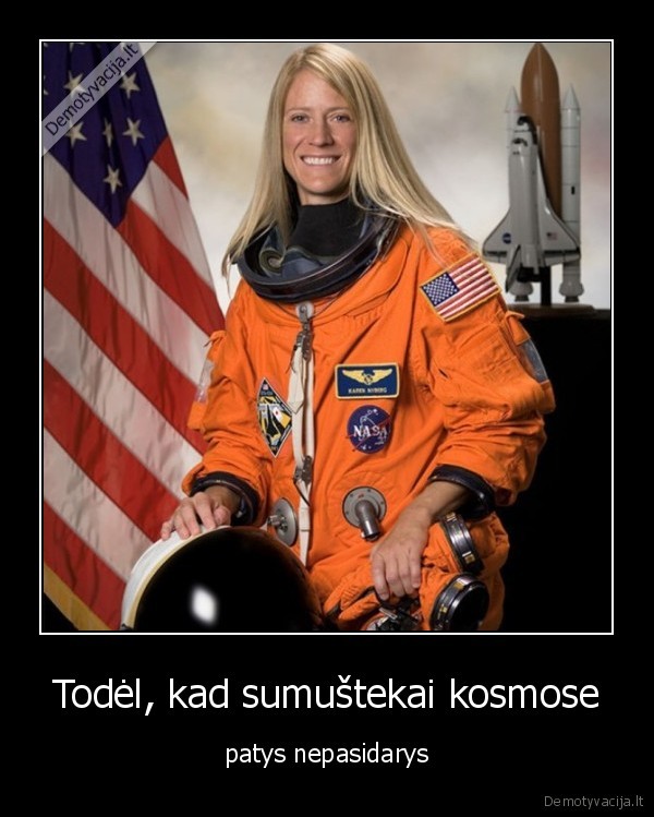 moteris,kosmosas