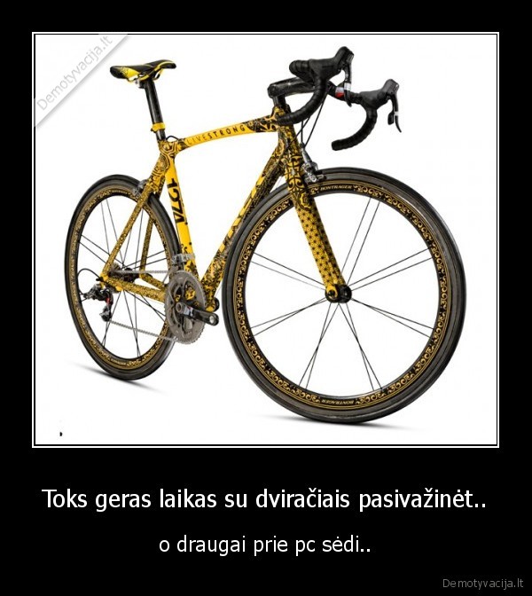 Toks geras laikas su dviračiais pasivažinėt..