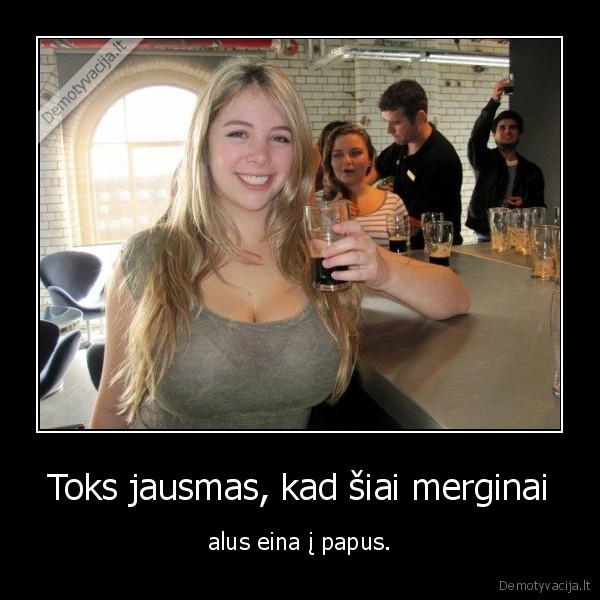mergina,papai,alus