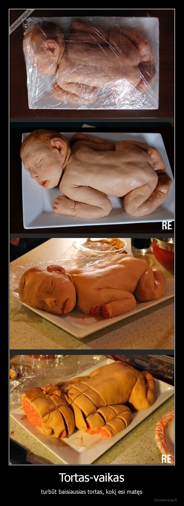 tortas,vaikas,baisu,bjauru