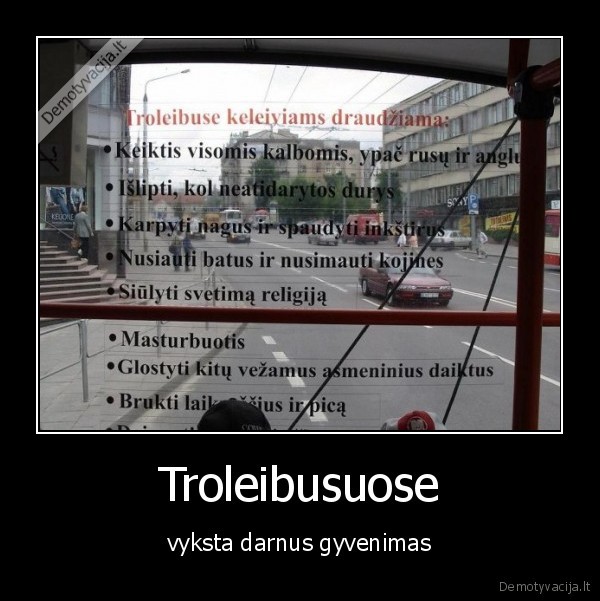 troleibusas, draudimas, masturbuotis, ir, t.t