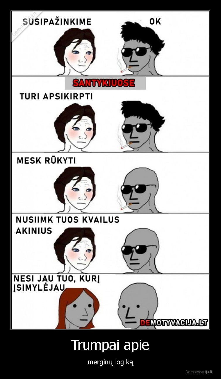 merginos,logika,meile