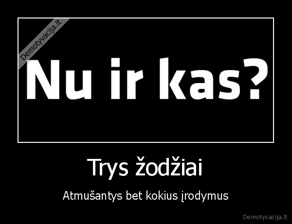 Trys žodžiai