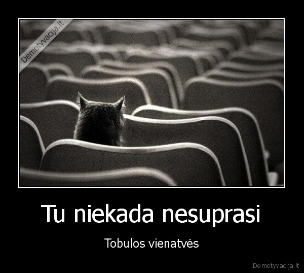 Tu niekada nesuprasi