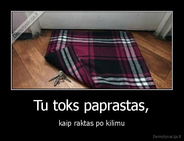 kilimas,raktas