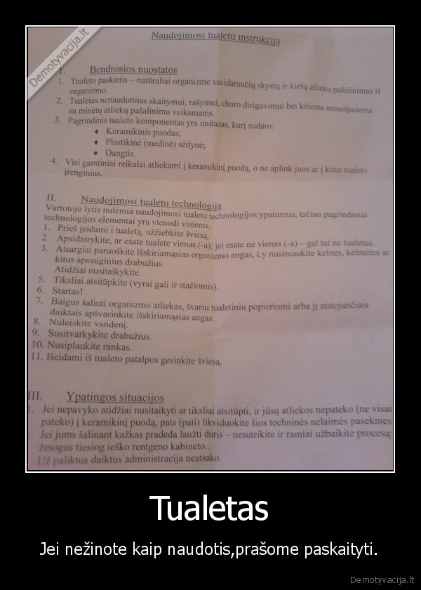 Tualetas