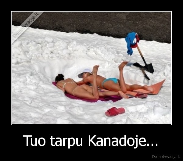 Tuo tarpu Kanadoje...
