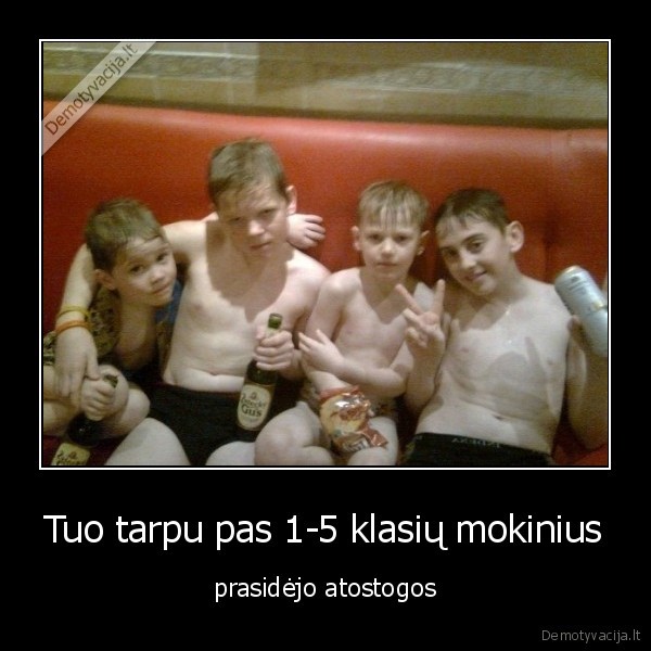 atostogos,vaikai
