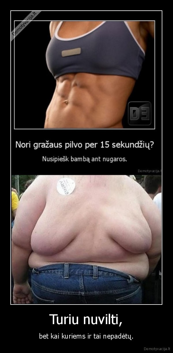 Turiu nuvilti,