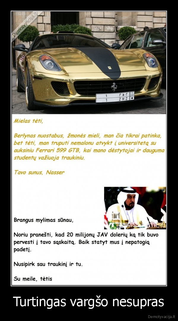ferrari, turtingas, vargsas
