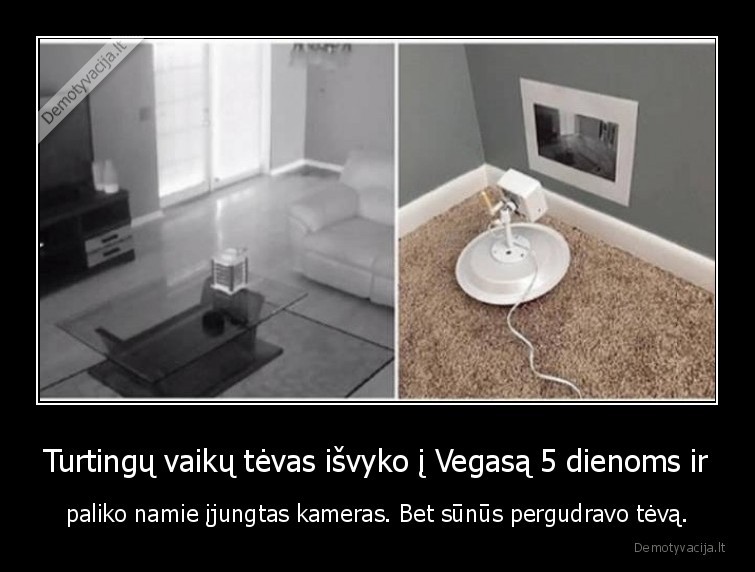 tevai,vaikai,sunus,pergudravo,kameros,tevas, isvyko