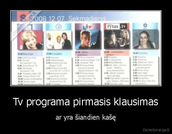 Tv programa pirmasis klausimas
