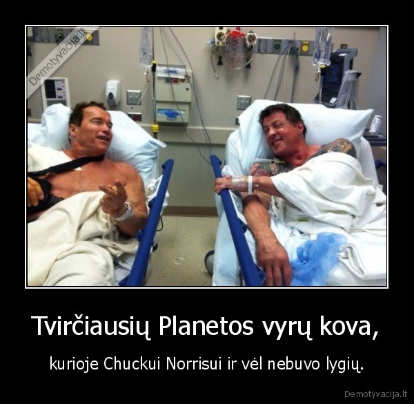 Tvirčiausių Planetos vyrų kova,