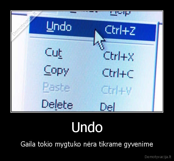 undo,atgal,pradeti, is, naujo,gaila,gyvenimas,viena, karta