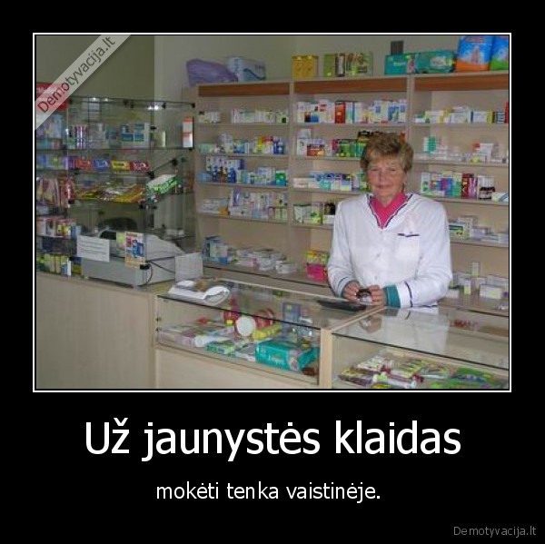Už jaunystės klaidas