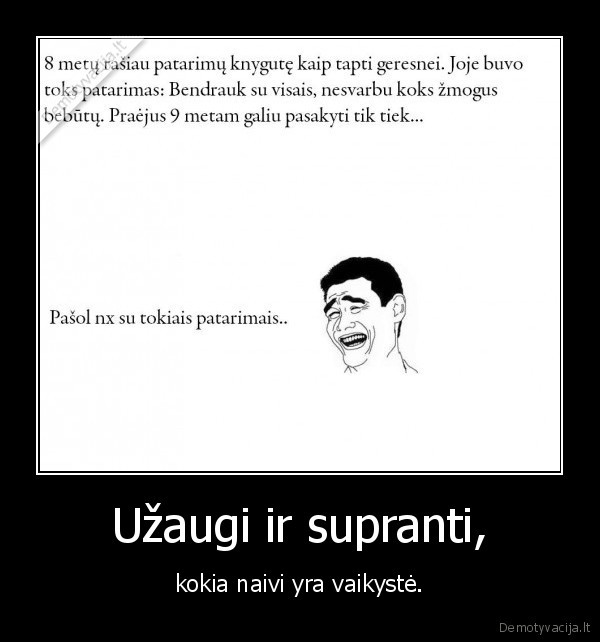 vaikai, dar, nezino