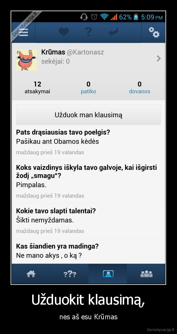 Užduokit klausimą,