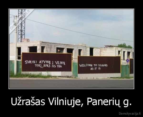 Užrašas Vilniuje, Panerių g.
