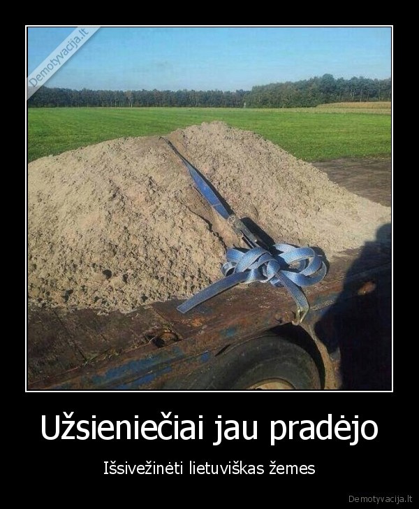 lietuvskos, zemes, pirkimas,juokinga, nuotrauka