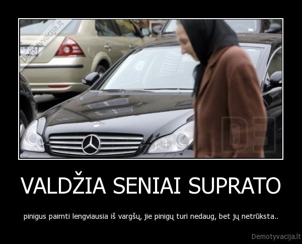VALDŽIA SENIAI SUPRATO