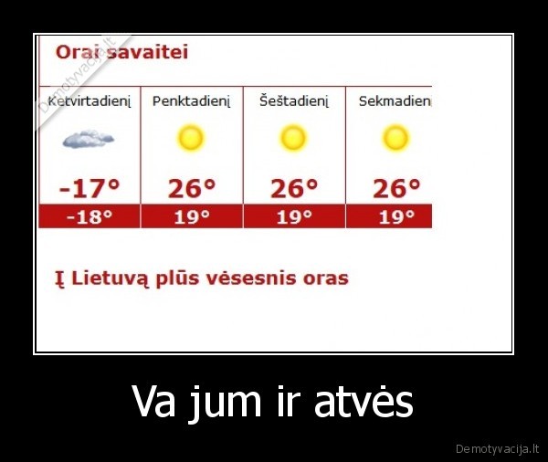 Va jum ir atvės