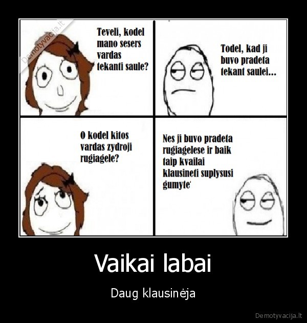 Vaikai labai