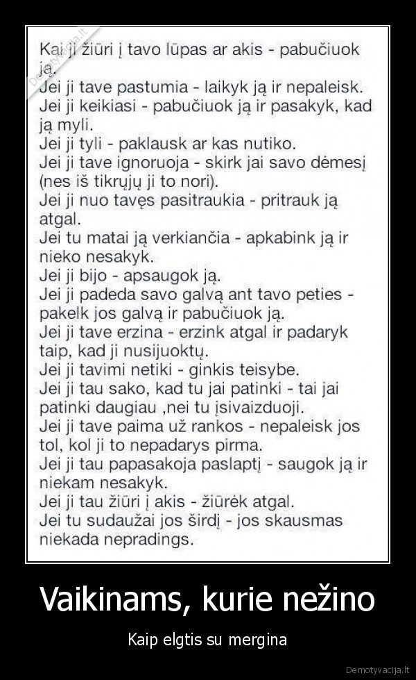 vyrai, nesupranta,merginu, elgesys