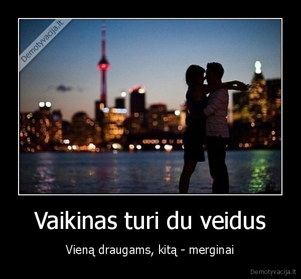Vaikinas turi du veidus